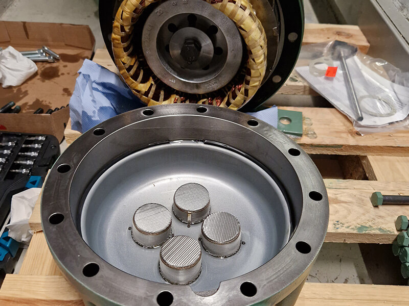 Revidieren von Verdichtern und Wickelungen